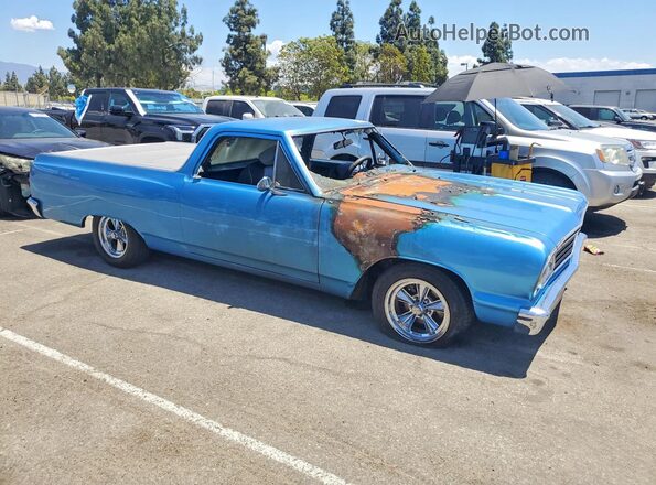 45680L143560 1964 CHEVROLET EL Blue Przód prawy
