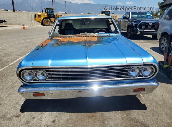 45680L143560 1964 CHEVROLET EL Blue Widok z przodu