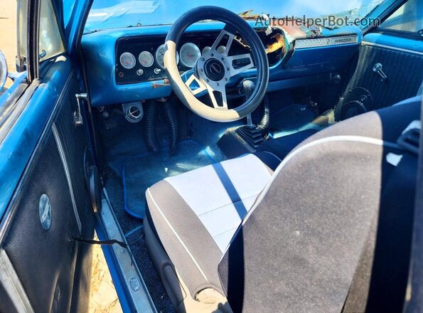 45680L143560 1964 CHEVROLET EL Blue Widok deski rozdzielczej