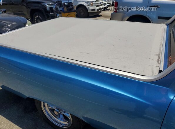 45680L143560 1964 CHEVROLET EL Blue Widok wnętrza z tyłu