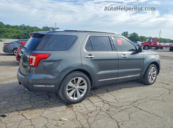 1FM5K7F85KGB42839 2019 FORD EXPLORER Серый Передняя правая четверть