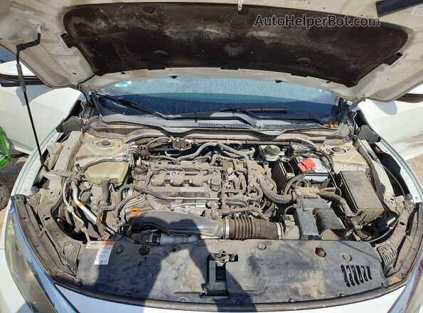 2HGFC1F78HH645855 2017 HONDA CIVIC White Vista del compartimento del motor