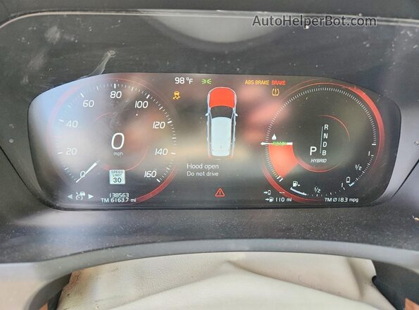 YV4BC0PK5G1046027 2016 VOLVO XC90 Brown Հետևի նստատեղերի տեսք