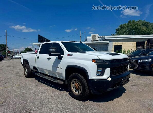 1GC4YLE74LF344238 2020 CHEVROLET SILVERADO Белый Задняя левая четверть