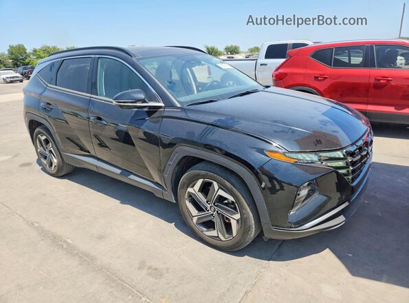5NMJE3AE6NH032508 2022 HYUNDAI TUCSON Black Դիմացի տեսք