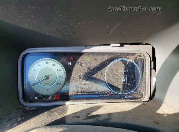 KM8K3CA37PU007438 2023 HYUNDAI KONA Black Հետևի նստատեղերի տեսք