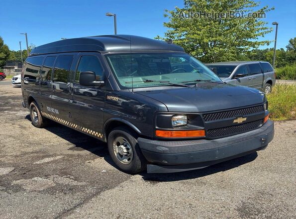 1GAWGEFF0H1252716 2017 CHEVROLET EXPRESS Gray Задня ліва чверть