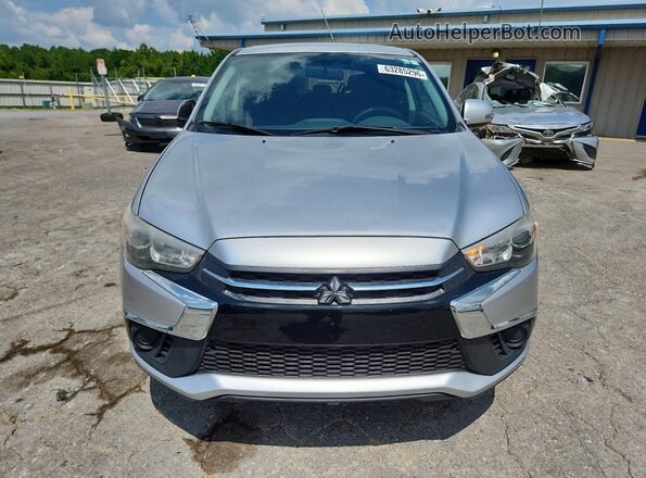 JA4AP3AU3KU017075 2019 MITSUBISHI OUTLANDER Silver Вид ззаду