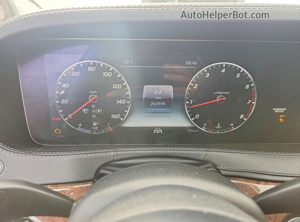 WDDUG6EB8JA350987 2018 MERCEDES-BENZ S Black Widok tylnych siedzeń