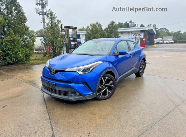 NMTKHMBX8JR023848 2018 TOYOTA C-HR Blue Tył prawy