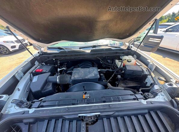 1GC4YLE74LF344238 2020 CHEVROLET SILVERADO Белый Вид панели приборов
