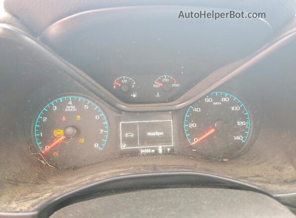 1GCHSBEA8G1369056 2016 CHEVROLET COLORADO White Widok tylnych siedzeń