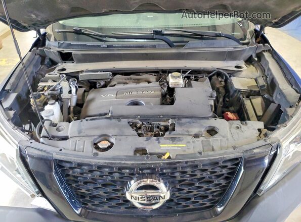 5N1DR2MM9KC641497 2019 NISSAN PATHFINDER Blue VIN კოდის სტიკერის ხედი