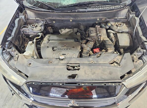 JA4AP3AU1GZ062638 2016 MITSUBISHI OUTLANDER Black Вид наклейки з VIN-кодом