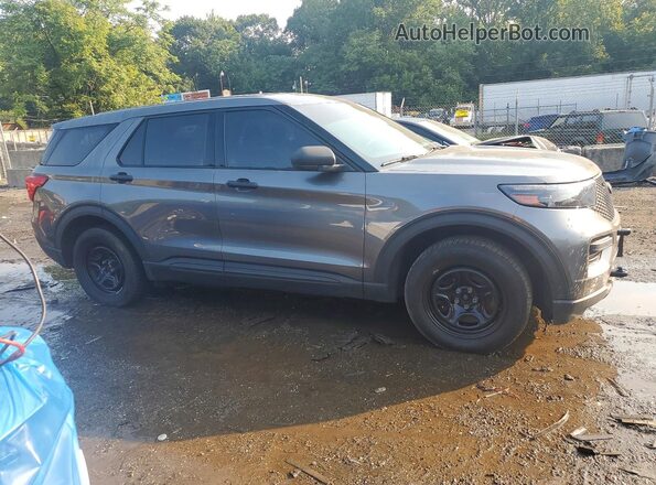 1FM5K8AB3LGC95228 2020 FORD EXPLORER Gray Widok z przodu