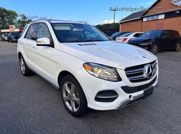 4JGDA5HB6JB198327 2018 MERCEDES-BENZ GLE-CLASS White უკანა მარცხენა