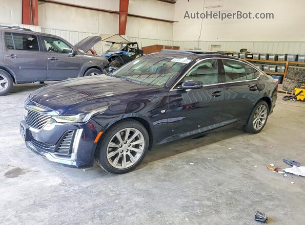 1G6DX5RK2L0128116 2020 CADILLAC CT5 Blue Հետևի ձախ