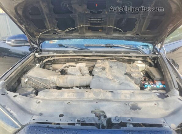 JTEBU5JR5J5574925 2018 TOYOTA 4RUNNER Black ძრავის განყოფილების ხედი