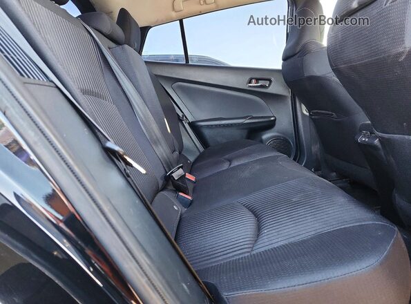 JTDKAMFPXN3212444 2022 TOYOTA PRIUS Black უკანა სალონის ხედი