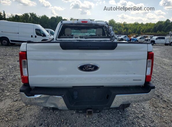 1FT7W2B64KEC13730 2019 FORD F250 White Widok wnętrza z przodu