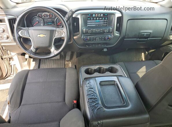 1GCVKREC7HZ123440 2017 CHEVROLET SILVERADO Silver ხელსაწყოთა პანელის ხედი