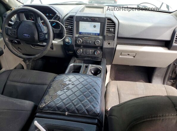 1FTEX1CP2KKF23091 2019 FORD F150 Gray Widok zestawu wskaźników