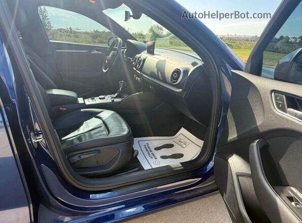 WAUA7GFF8G1019143 2016 AUDI A3 Blue Rear view