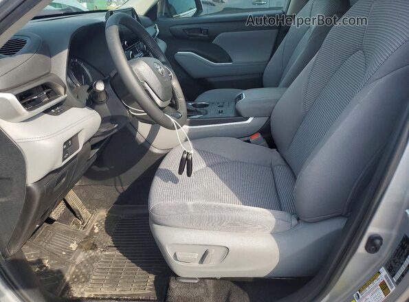 5TDKDRAH7RS530305 2024 TOYOTA HIGHLANDER Серебряный Вид панели приборов