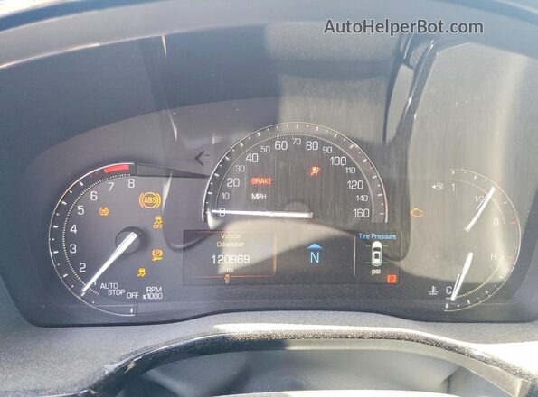 1GYKNARS1KZ113243 2019 CADILLAC XT5 White Հետևի նստատեղերի տեսք