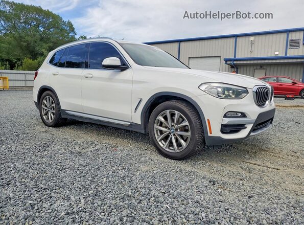 5UXTR7C54KLF25522 2019 BMW X3 Белый Вид спереди