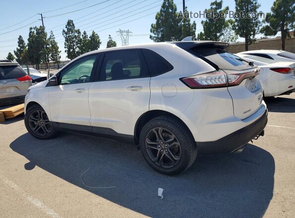 2FMPK3J96JBB10392 2018 FORD EDGE Белый Задняя правая четверть