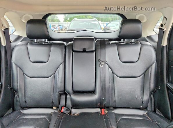 2FMPK4K90KBC22434 2019 FORD EDGE Black უკანა სალონის ხედი