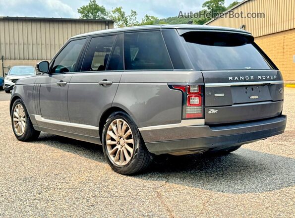 SALGS2EF5GA296356 2016 LAND ROVER RANGE ROVER Серый Передняя правая четверть