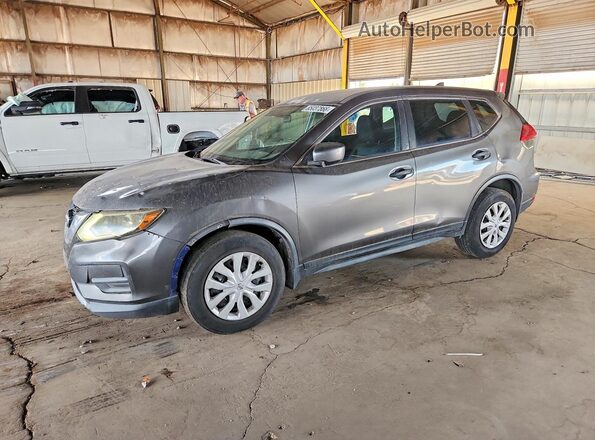 JN8AT2MT9HW134532 2017 NISSAN ROGUE Silver უკანა მარცხენა