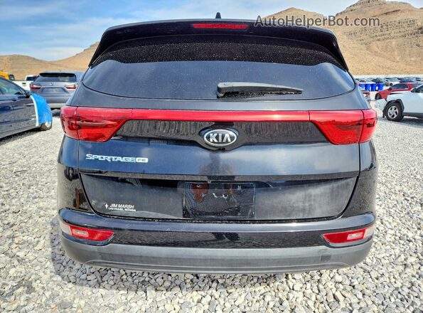 KNDPM3AC7J7329641 2018 KIA SPORTAGE Black წინა სალონის ხედი