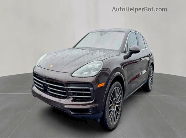 WP1AA2AY2MDA03187 2021 PORSCHE CAYENNE Коричневый Задняя правая четверть
