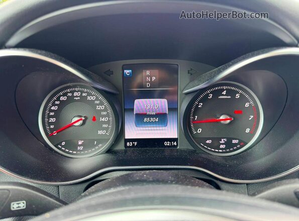 WDC0G4KB9HF121131 2017 MERCEDES-BENZ GLC-CLASS Black Widok zestawu wskaźników