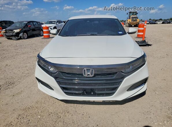 1HGCV1F35JA119293 2018 HONDA ACCORD White Vista trasera