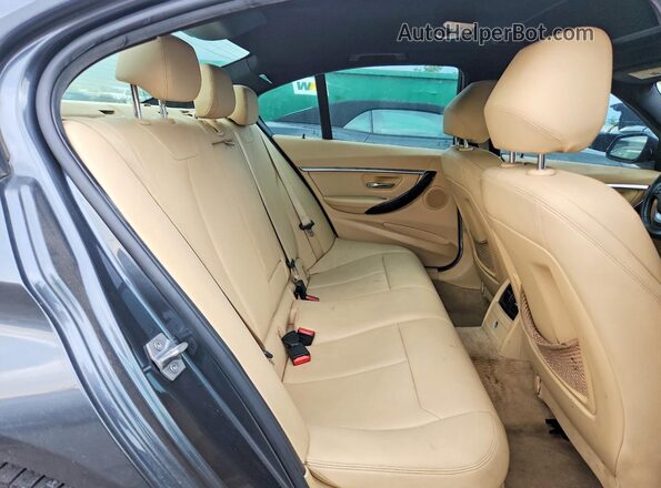 WBA8E9G53GNT47343 2016 BMW 3 SERIES Gray Вид задньої частини салону