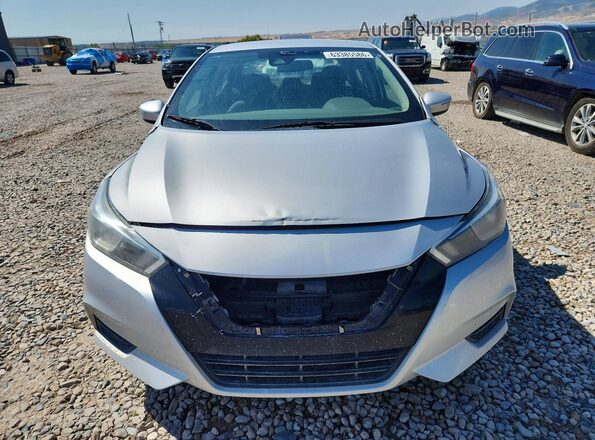 3N1CN8EV8LL854584 2020 NISSAN VERSA Silver უკანა ხედი