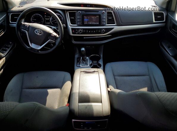 5TDZARFH9KS051485 2019 TOYOTA HIGHLANDER White Vista del cuadro de instrumentos