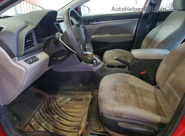 5NPD84LFXLH556163 2020 HYUNDAI ELANTRA Red Dashboard view