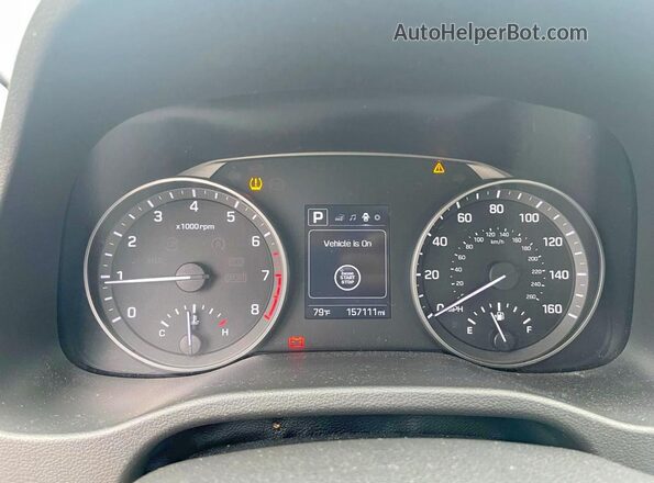 5NPD84LF1HH194151 2017 HYUNDAI ELANTRA Black Instrument cluster view