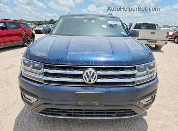 1V2ER2CAXKC519410 2019 VOLKSWAGEN ATLAS Blue Vista trasera
