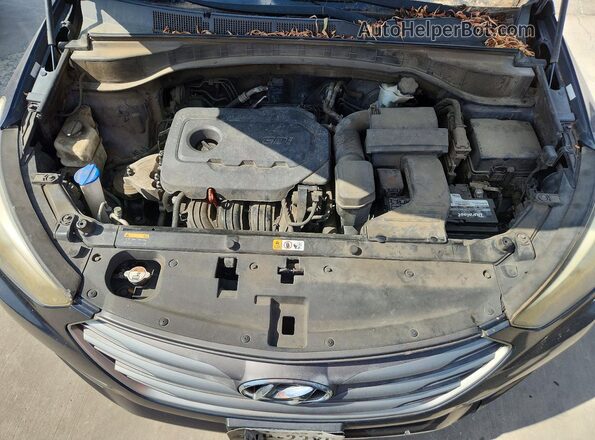 5XYZT3LB7HG410961 2017 HYUNDAI SANTA Blue Вид підкапотного простору