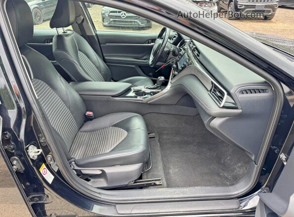 4T1B11HK2JU552249 2018 TOYOTA CAMRY Black უკანა ხედი