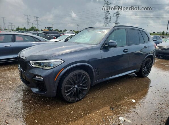 5UXJU4C05L9C54722 2020 BMW X5 Gray Հետևի ձախ