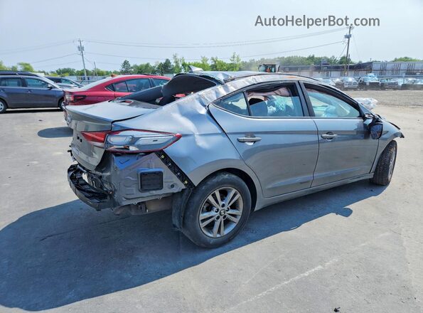5NPD84LF1JH280730 2018 HYUNDAI ELANTRA Серый Передняя правая четверть