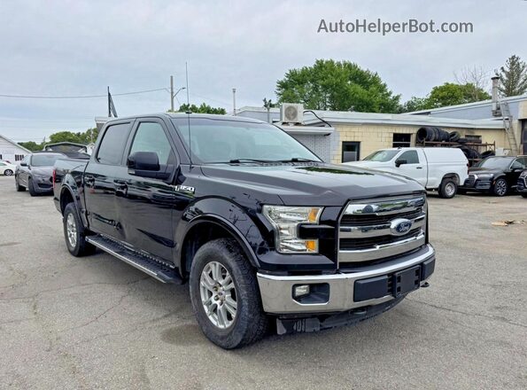 1FTEW1EF0HFA91903 2017 FORD F150 Black უკანა მარცხენა
