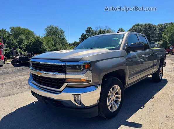 1GCVKREC8HZ144006 2017 CHEVROLET SILVERADO Серый Задняя правая четверть